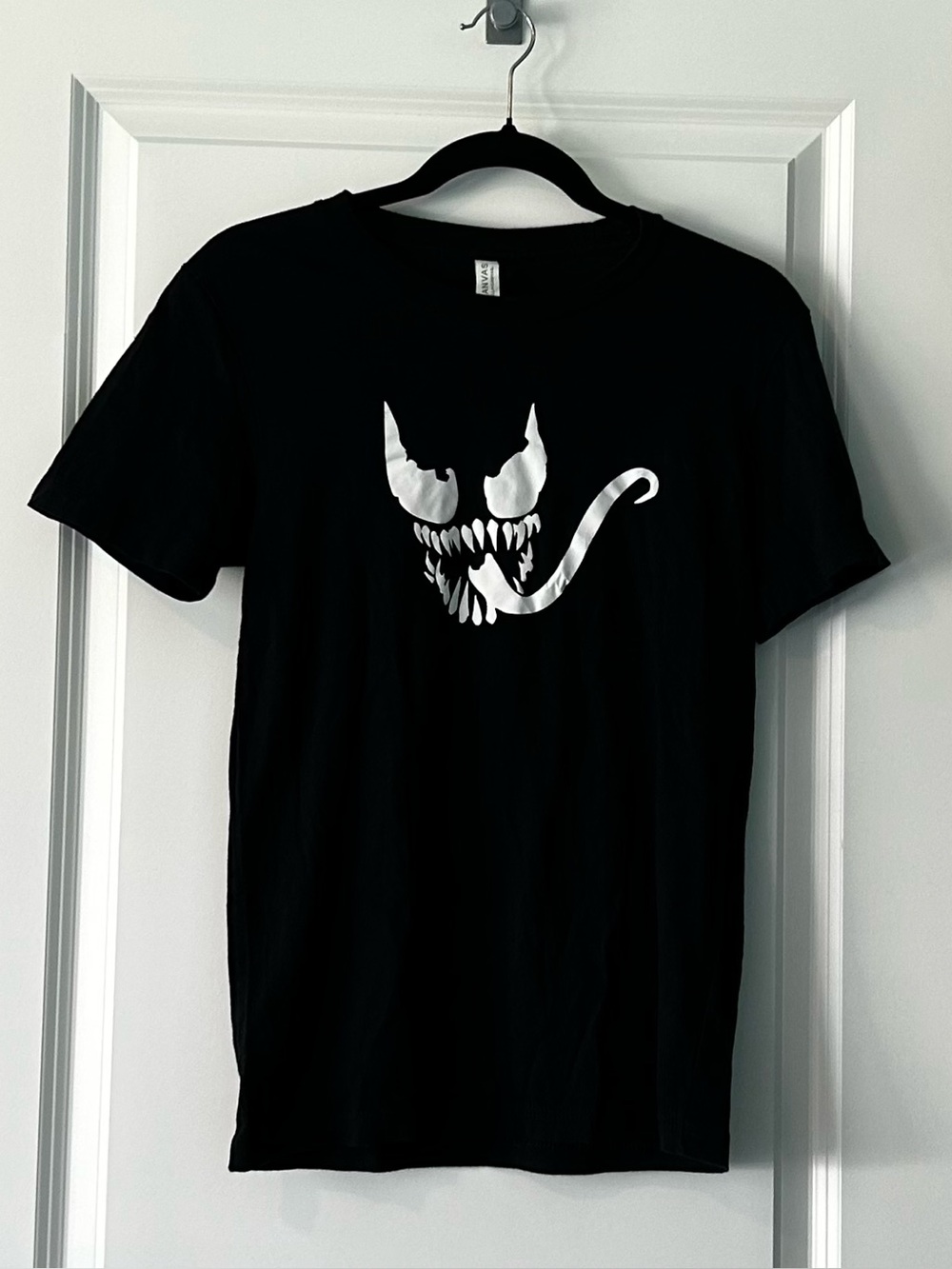 Bella + Canvas Black Venom Inspired Double-Sided Graphic Tee Size Small